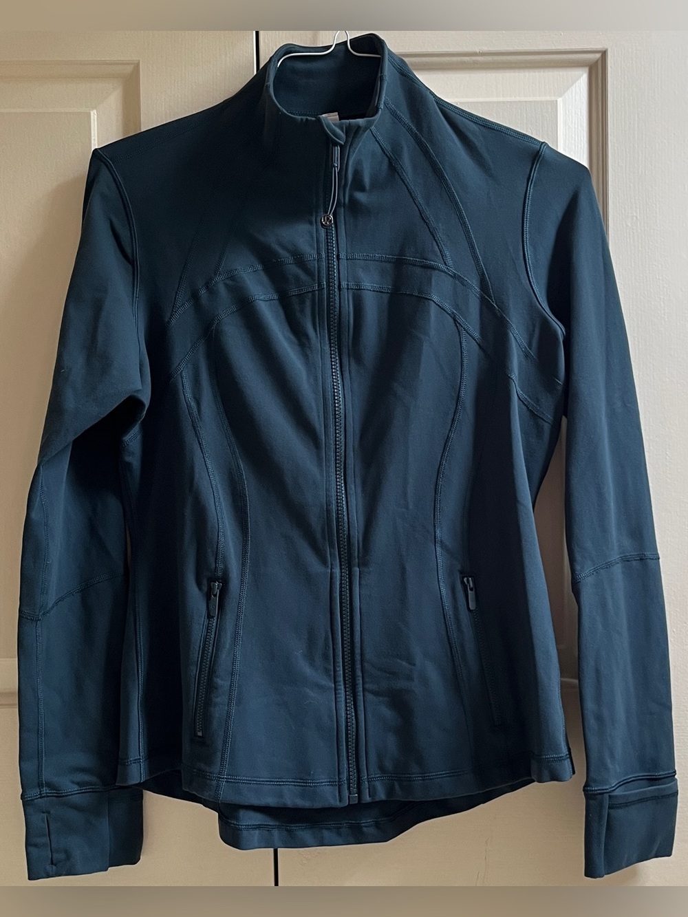 LN!!🍒LULULEMON sz 12 Classic DEFINE Jacket SUBMARINE Teal Green-Blue *LUON